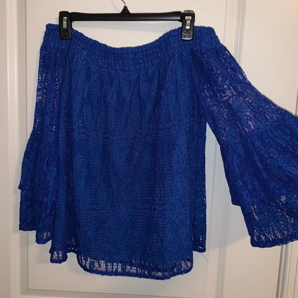 Lilly Pulitzer Tobyn Top Off Shoulder - Picture 4 of 4